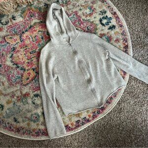 Joie Light Gray Cashmere Hoodie
